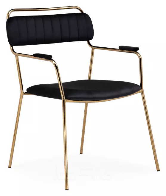 Стул Aspen black/gold