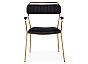 Стул Aspen black/gold