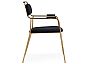 Стул Aspen black/gold