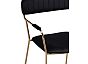 Стул Aspen black/gold