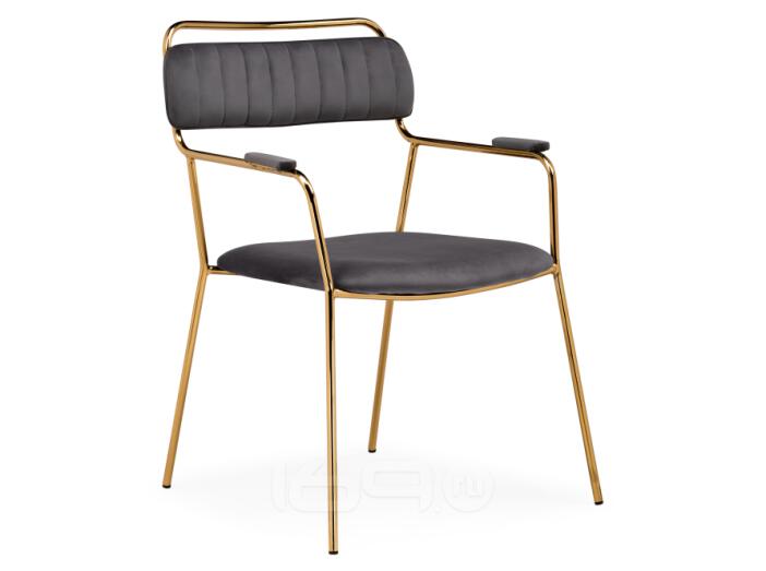 Стул Aspen dark gray/gold