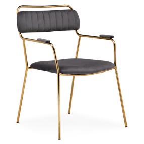 Стул Aspen dark gray/gold