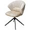 Стул ASTRA 360 град. поворот Белый Sonic 23 ткань / 7525-01 велюр / черный каркас, ®DISAUR