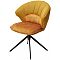 Стул ASTRA 360 град. поворот Желтый Sonic 68 ткань / 7525-132 велюр / черный каркас, ®DISAUR