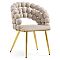 Стул Ball beige/gold