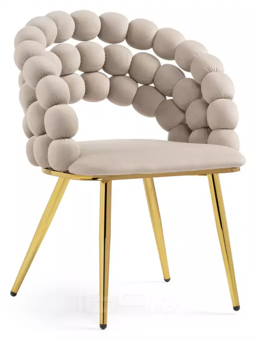 Стул Ball beige/gold