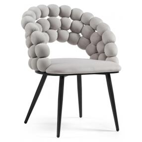 Стул Ball gray/black