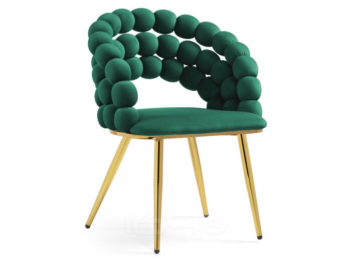 Стул Ball green/gold