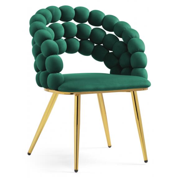Стул Ball green/gold