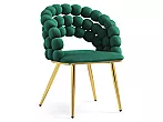 Стул Ball green/gold