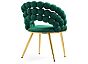 Стул Ball green/gold