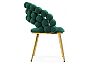 Стул Ball green/gold
