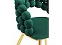 Стул Ball green/gold