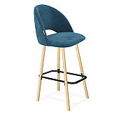 

Стул барный Sheffilton SHT-ST34/S94 тихий океан/прозрачный лак/чёрный, Прозрачный лак;тихий океан;черный