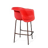 

Стул барный SHT-ST31/S29 красный ral3020/медный металлик