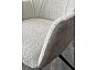 Стул BREVIS 180 град. поворот. XD841-02 Бежевый, букле/ GINO-101 Бежевый, ткань/ Черный, ®DISAUR