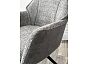 Стул BREVIS 180 град. поворот. XD841-16 Серый, букле/ GINO-457 Серый, ткань/ Черный, ®DISAUR