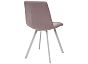 Стул CHILLI SQUARE UF860-04B сиреневый, ткань/ белый каркас 