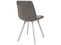 Стул CHILLI SQUARE UF860-08B серый, ткань / белый каркас