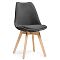 Стул деревянный Bonuss dark gray/wood