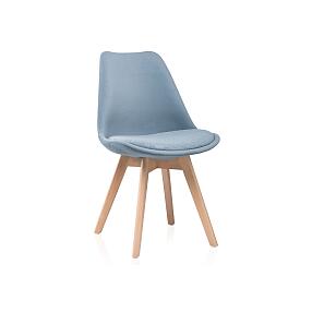 Стул деревянный Bonuss light blue/wood