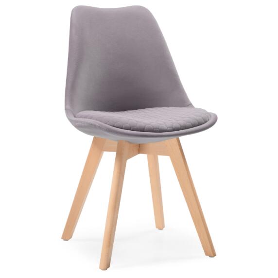 Стул деревянный Bonuss light gray/wood