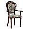 Стул деревянный Bronte муса чёрная вишня / патина