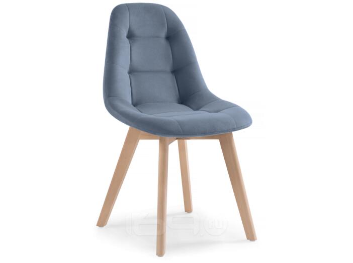 Стул деревянный Filip blue/wood