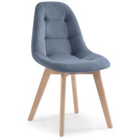 Стул деревянный Filip blue/wood