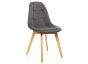 Стул деревянный Filip dark gray/wood