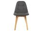 Стул деревянный Filip dark gray/wood