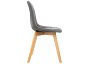 Стул деревянный Filip dark gray/wood