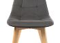 Стул деревянный Filip dark gray/wood