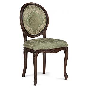 Стул деревянный Инои ткань soprano nefrit / ромб / миланский орех старение