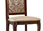 Стул деревянный Керия ткань бежевый / вишня