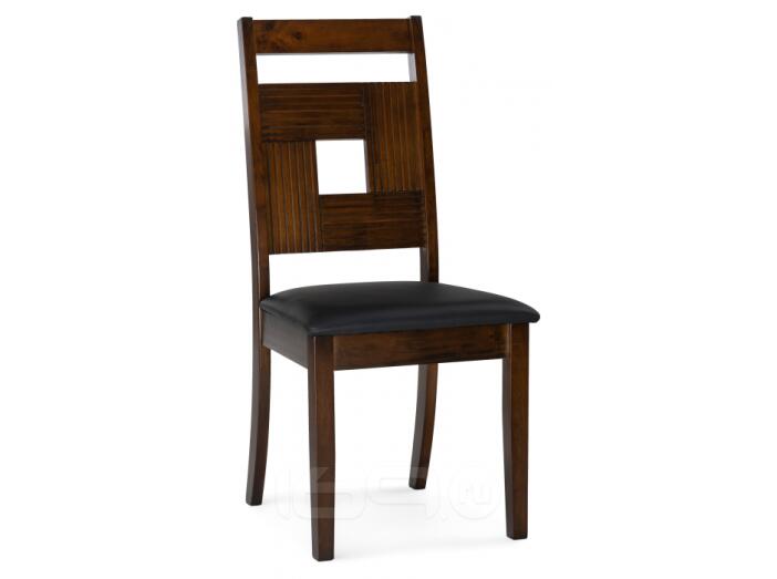 Стул деревянный Kubik dirty oak/black