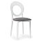 Стул деревянный Марти ткань Brendy-22 / белый