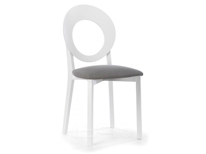 Стул деревянный Марти ткань Brendy-22 / белый