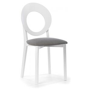 Стул деревянный Марти ткань Brendy-22 / белый