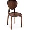 Стул деревянный Окава венге коричневый жесткий