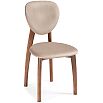 Стул деревянный Вакимо ткань tenerife beige / миланский орех