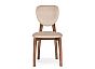 Стул деревянный Вакимо ткань tenerife beige / миланский орех