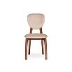Стул деревянный Вакимо ткань tenerife beige / миланский орех
