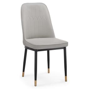 Стул Flor light gray/black