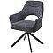 Стул GUARA 180 град. поворот. цвет серый RAVEN 18 / черный каркас, ®DISAUR