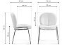 Стул Kalipso 1 white/black