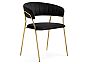 Стул Kamelia 1 black/gold