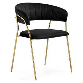 Стул Kamelia 1 black/gold