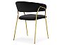 Стул Kamelia 1 black/gold