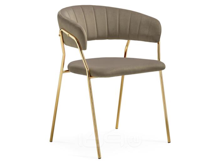 Стул Kamelia 1 cappuccino/gold